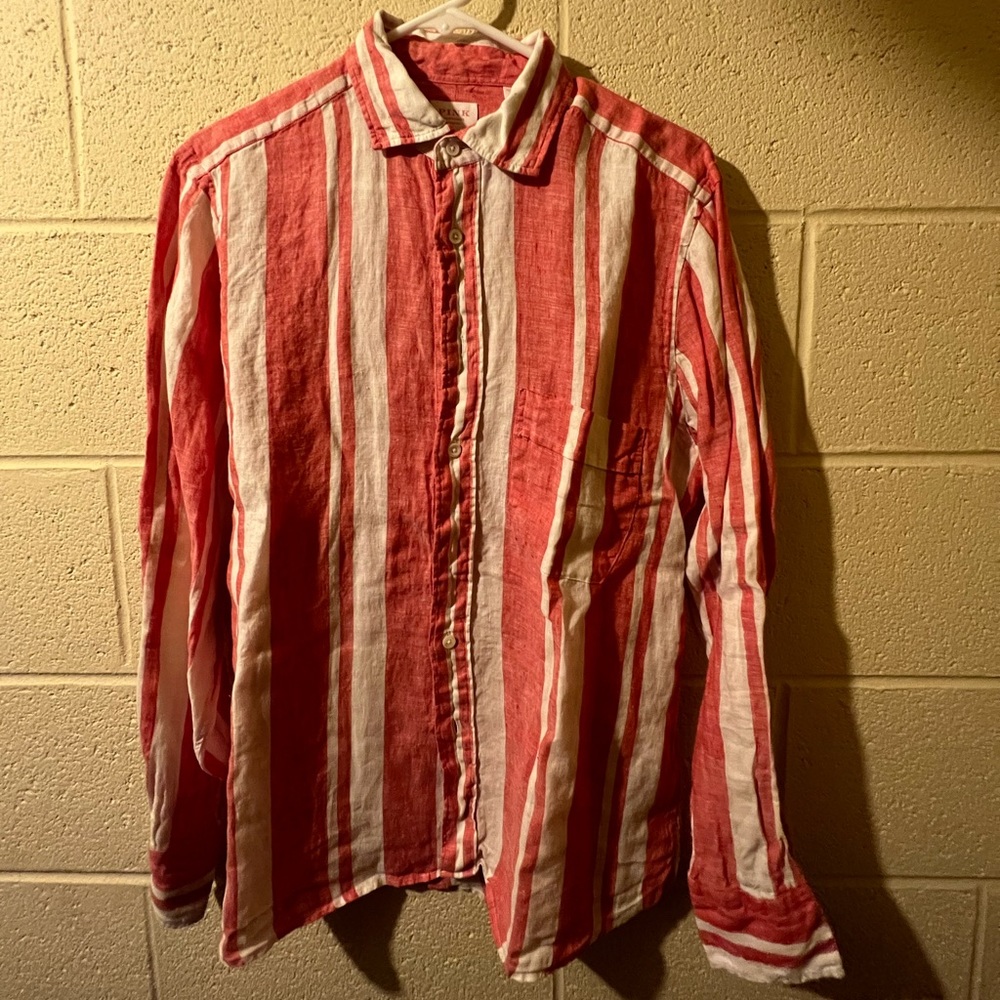 Pink Linen Shirt